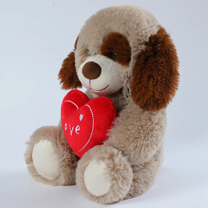 Cute Heart Bear Dog Plush Toys