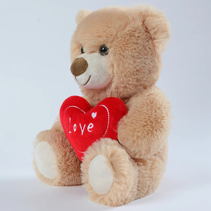 Cute Heart Bear Dog Plush Toys