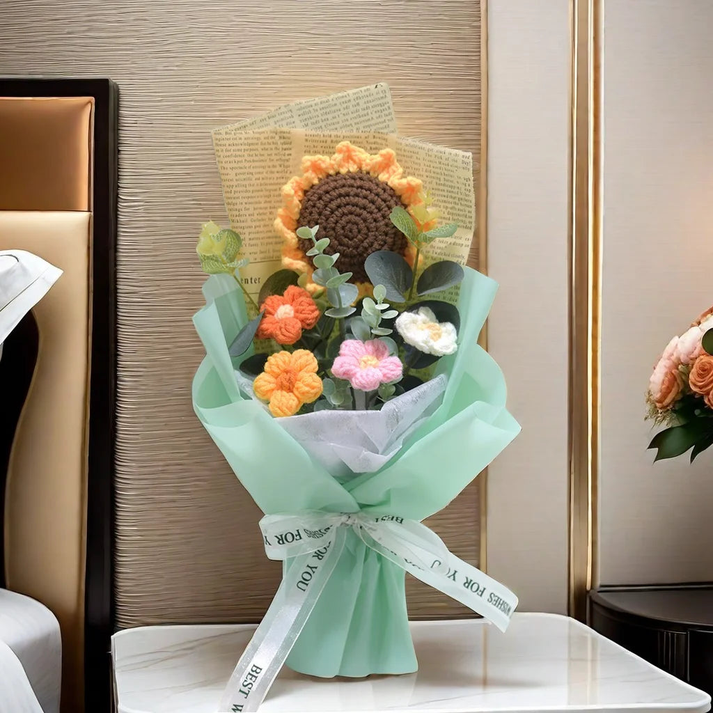 Handmade Sunflower Daisy Bouquet