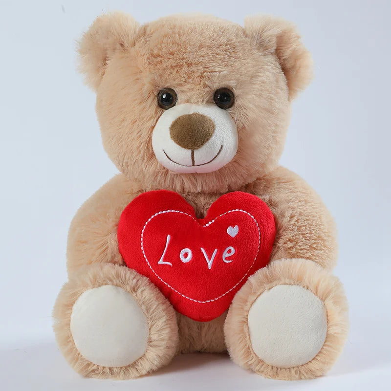 Cute Heart Bear Dog Plush Toys